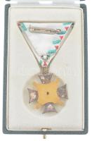 1996. "A Tiszti Szolgálati Jel III. fokozata" zománcozott, műgyantás, aranyozott és ezüstö...