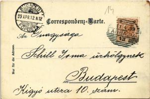 1899 (Vorläufer) Abbazia, Opatija; Angiolina-Seebad / spa, beach, bathers. Verlag v. G. Jerouscheg. ...