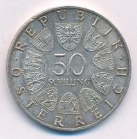 Ausztria 1965. 50Sch Ag "600 éves a Bécsi Egyetem" T:2 ph., patina 
Austria 1965. 50 Schi...