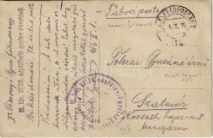 1916 Dr. Simonyi Gyula főhadnagy a M. kir. VI/20. népfölkelő gyalog. zászlóalj. lovas felderítője. p...