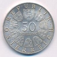 Ausztria 1966. 50Sch Ag "150 éves az Osztrák Nemzeti Bank" T:1-,2 
Austria 1966. 50 Schil...