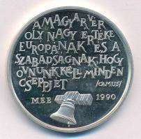 Bognár György (1944-) 1990. "MÉE Budapest / Nagy Imre a magyar nép mártírja" Ag emlékérem ...