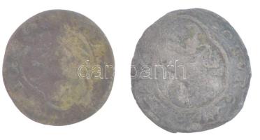 Német Államok / Pfalz 1745. 2kr Ag + 1762. 1kr Ag T:3
German States / Pfalz 1745. 2 Kreuzer Ag + 17...