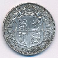 Nagy-Britannia 1926. 1/2C Ag "V. György" T:2-
Great Britain 1926. 1/2 Crown Ag "Geor...