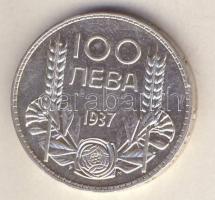 Bulgária 1937. 100L Ag T:2/3 ph.