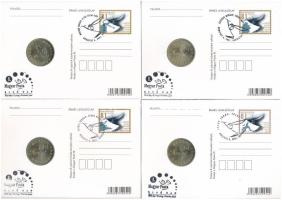 2001. 200Ft Cu-Zn (4xklf) az "Ifjúsági Irodalom" sorozat különböző emlékkiadásai: "To...