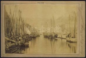 Fiume fotó cca 1890