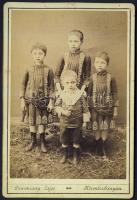 Körmőczbányai gyerekek fotó cca 1890