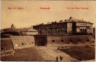 1907 Temesvár, Timisoara; Régi vár, színház. 56. (W.L. ?) / Teil der alten Festung / castle, theatre (EK)