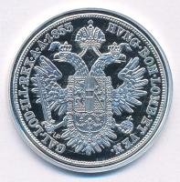 DN "Magyar tallérok utánveretben - Ferenc József ifjúkori tallérja 1853" Ag emlékérem (20g...