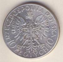 Lengyelország 1932. 10Zl Ag T:3