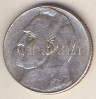 Lengyelország 1936. 10Zl Ag "Pilsudski" T:3