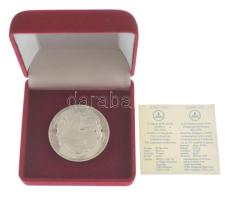 1996. "A Honfoglalás 1100. évfordulója 1996" jelzett Ag emlékérem, tanúsítvánnyal, dísztok...