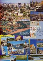 105db modern külföldi postatiszta képeslap