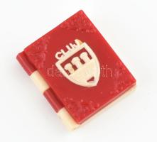 cca 1970 Kolozsvár Cluj műanyag minikönyv fénykép leporellóval 4 cm