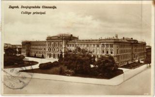 1927 Zagreb, Zágráb; Donjogradska Gimnazija / school