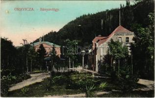 1910 Oravicabánya, Oravica, Oravicza, Oravita; Bányavölgy, Ferencz udvar. Weisz Félix kiadása / mine valley, spa (EK)