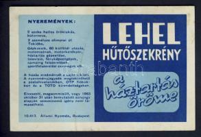 1963 Tokio olimpiai sorsjegy / Tokyo Olympic games lottery T: II