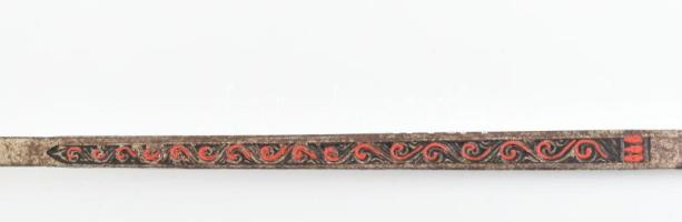 2 db olasz dísztőr / kard, fém, jelzett, az egyik rozsdafoltos, h: 37-54 cm