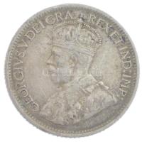 Kanada 1914. 10c Ag "V. György" T:2- patina
Canada 1914. 10 Cents Ag "George V"...