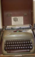 cca 1970 Működőképes Optima írógép eredeti tokkal / Typewriter
