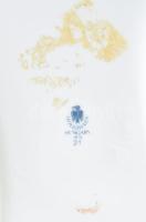 Hollóházi virágmintás porcelán doboz / bonbonier. Matricás, jelzett, hibátlan (alján címke nyomai), ...