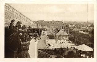 Kolozsvár, Cluj; Marianum, tenisz pálya. Joánovics Testv. cs. és kir. fényképészek / girl school, tennis court, sport field