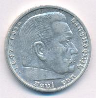 Német Harmadik Birodalom 1935A 5M Ag "Paul von Hindenburg" T:1- German Third Reich 1935A 5 Reichsmark Ag "Paul von Hindenburg" C:AU Krause KM#86