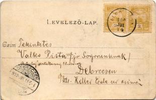 1900 Alsójára, Alsó-Jára, Iara de Jos, Iara; Római katolikus templom, utca, üzlet, látkép. Dávid Már...