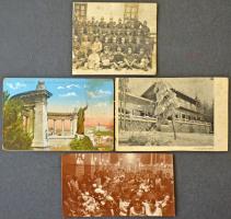 67 db RÉGI magyar és külföldi város és motívum képeslap vegyes minőségben / 67 pre-1945 Hungarian an...