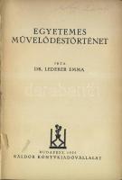 dr. Rajka László: Szavalókönyv, dr. Léderer Emma: Egyetemes művelődéstörténet