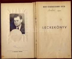 1950 Koren Miklós közgazdász leckekönyve aláírásokkal / Miklos Koren economsist`s university booklet