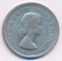 Dél-Afrika 1955. 2 1/2Sh Ag II. Erzsébet T:3 South Africa 1955. 2 1/2 Shilling Ag Elisabeth II C:F Krause KM#51