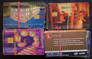 200 db vegyes témájú magyar telefonkártya