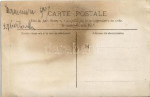 1907 Maneuver / Osztrák-magyar katonatisztek lakoma közben / K.u.k. military officers. photo (fl)