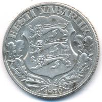 Észtország 1930. 2K Ag "Toompea" T:2 patina 
Estonia 1930. 2 Krooni Ag "Toompea"...
