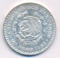 Mexikó 1966. 1P Ag "Jose Morelos" T:1- 
Mexico 1966. 1 Peso Ag "Jose Morelos" C...