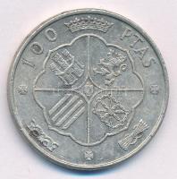 Spanyolország 1966. (68) 100P Ag "Franco" T:2 Spain 1966. (68) 100 Pesetas Ag "Franco...
