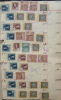 1929-1930 Adóbélyegek: több mint 1.300 db adóbélyeg forgalmi adó könyvben