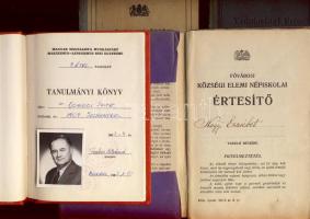 cca 1910-1980 4 db vegyes bizonyítvány