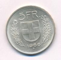 Svájc 1966B 5Fr Ag T:1- Switzerland 1966B 5 Francs Ag C:AU Krause KM#40