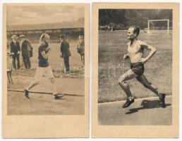 4 db VEGYES sport motívum képeslap: atlétika / 4 mixed sport motive postcards: athletics