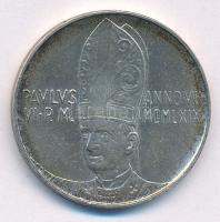 Vatikán 1969. 500L Ag VI. Pál T:1- patina Vatican 1969. 500 Lire Ag Paulus VI C:AU patina Krause KM#115