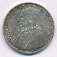 Vatikán 1967. 500L Ag VI. Pál T:1- patina Vatican 1967. 500 Lire Ag Paulus VI C:AU patina Krause KM#99