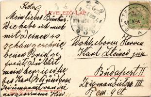 1907 Bártfa, Bártfafürdő, Bardejovské Kúpele, Bardiov, Bardejov; Alsó villanegyed, nyaraló. Pelcz Li...