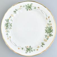 Hollóházi Erika mintás tortatál, hibátlan, m: 14,5 cm