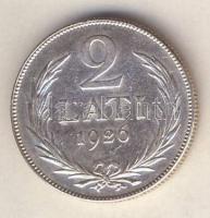 Lettország 1925. 2L Ag T:2/3+