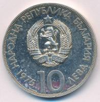 Bulgária 1975. 10L Ag "10. Olimpiai Kongresszus" T:1- (PP) 
Bulgaria 1975. 10 Leva Ag &qu...