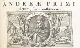 [Werbőczy István (1465-1541)]: Corpus juris hungarici, seu decretum generale inclyti regni Hungariae...