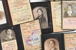 1898-1950 6 db fényképes MÁV igazolvány, tanítók, pedagógusok részére